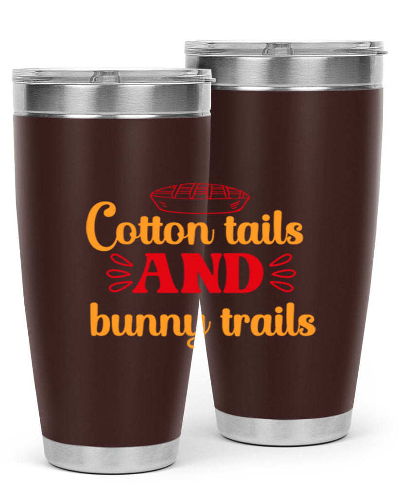 Cotton tails and bunny trails 112#- spring- Tumbler