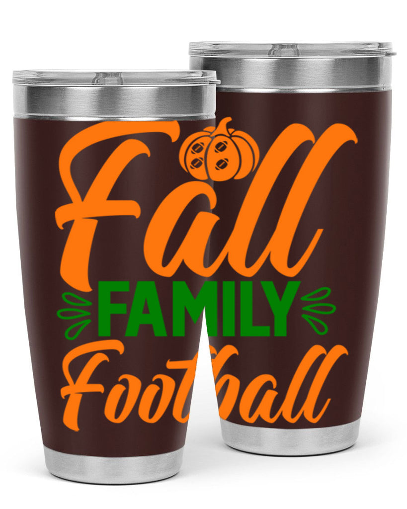 Fall Family Football 98#- fall- Tumbler