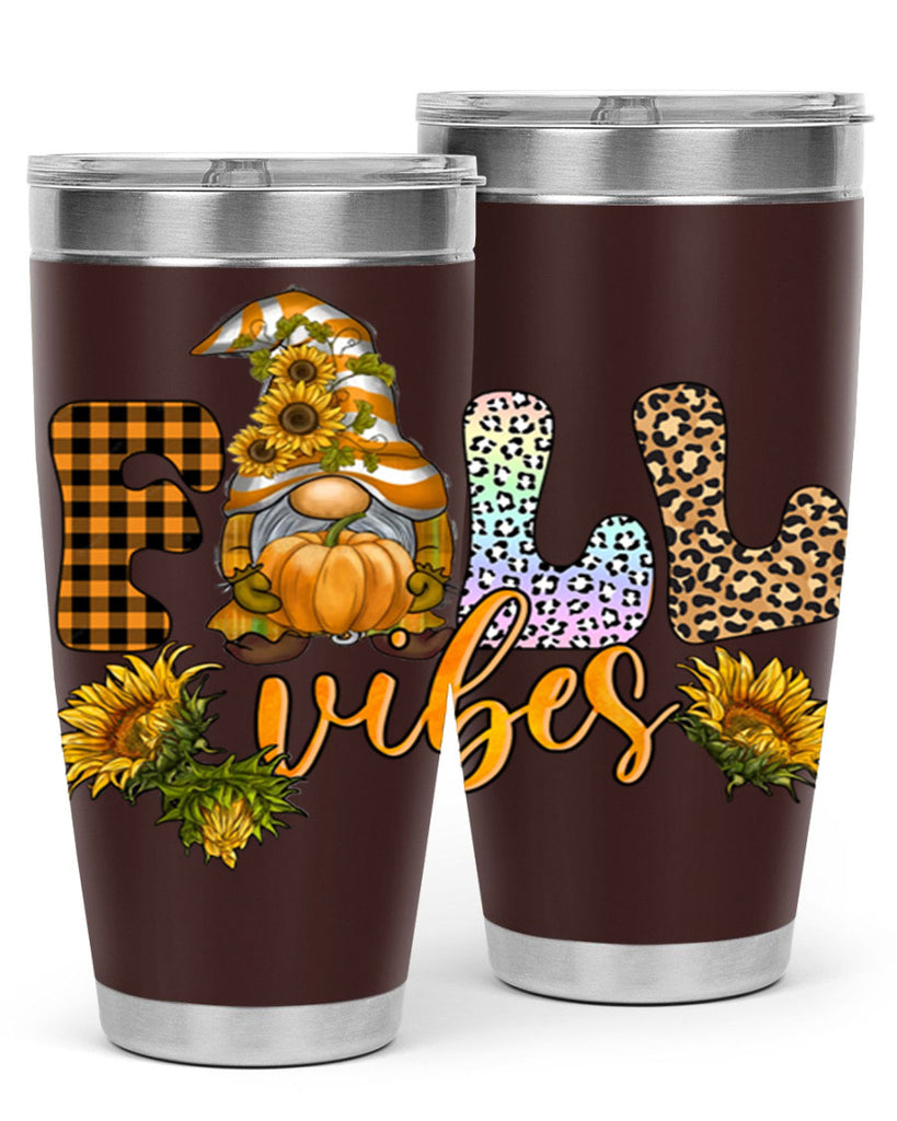 FallVibesFallGnome 164#- fall- Tumbler