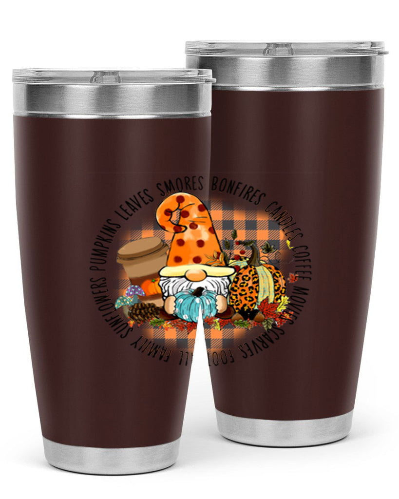 FallVibesGnome 165#- fall- Tumbler
