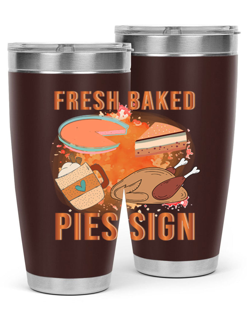 Fresh Baked Pies Sign 187#- fall- Tumbler