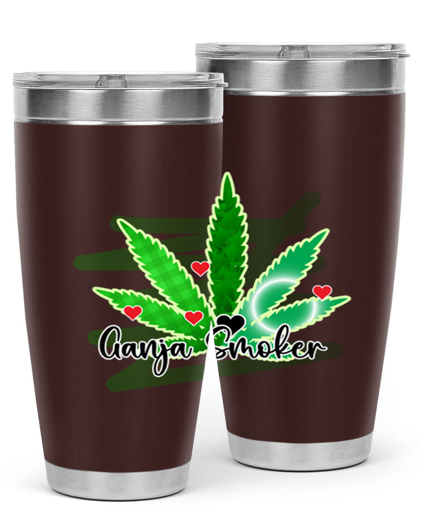 Ganja Smoker 88#- marijuana- Tumbler
