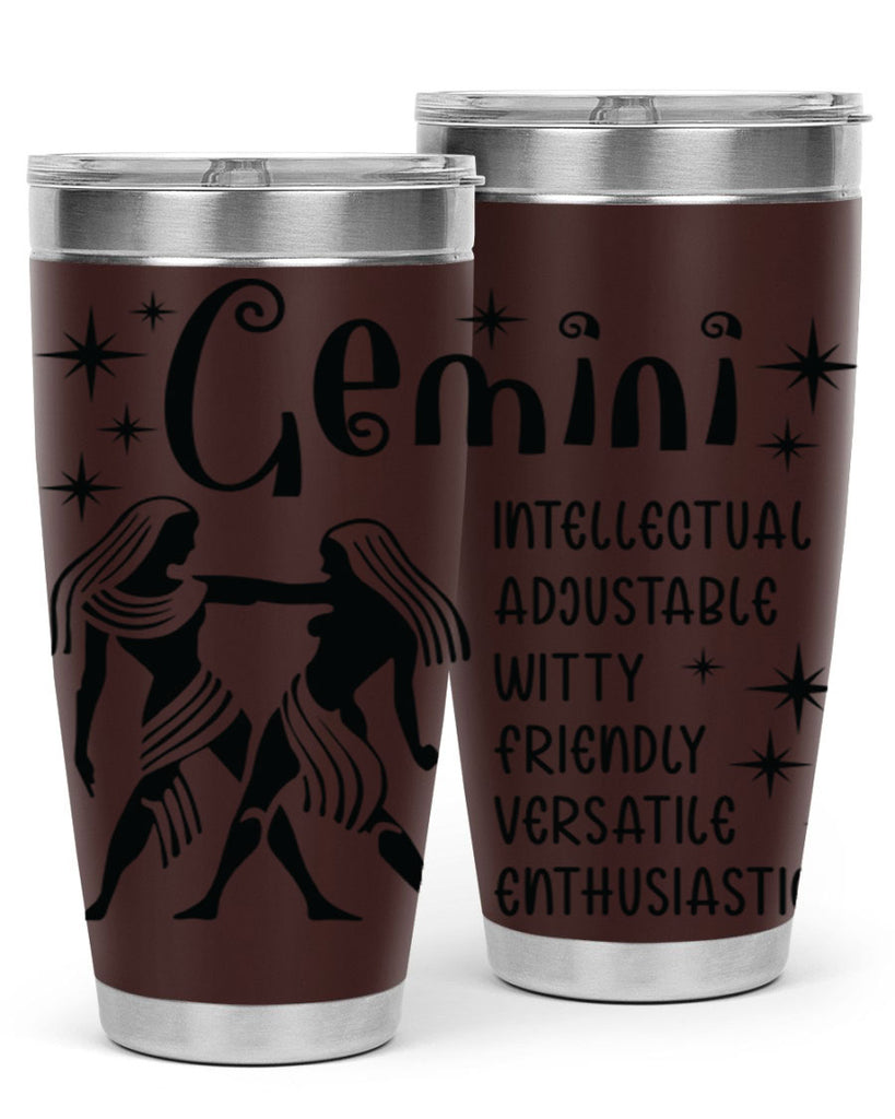 Gemini 217#- zodiac- Tumbler
