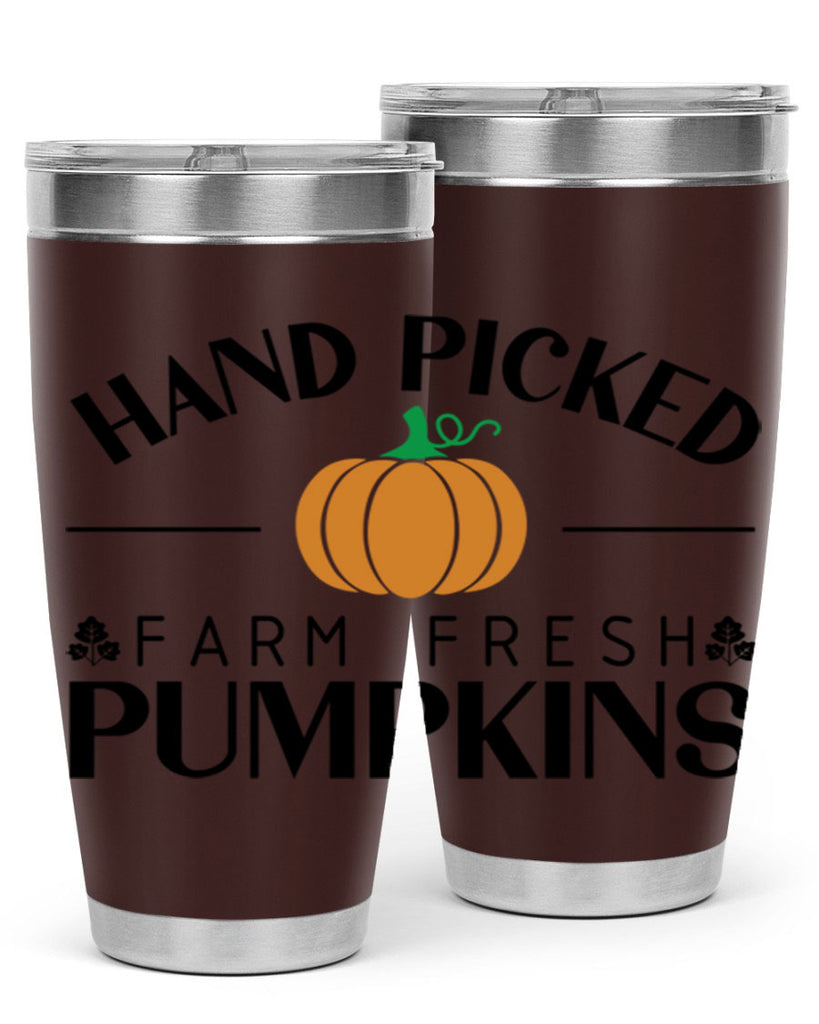 Hand Picked Farm Fresh Pumpkins 215#- fall- Tumbler