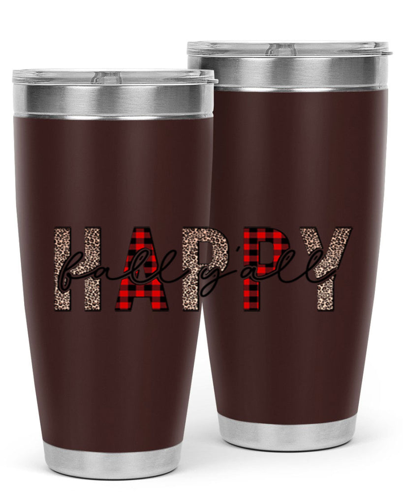 Happy Fall Y all 228#- fall- Tumbler