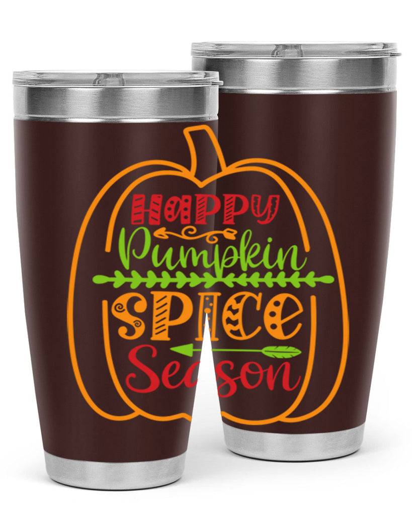 Happy Pumpkin Spice Season 243#- fall- Tumbler
