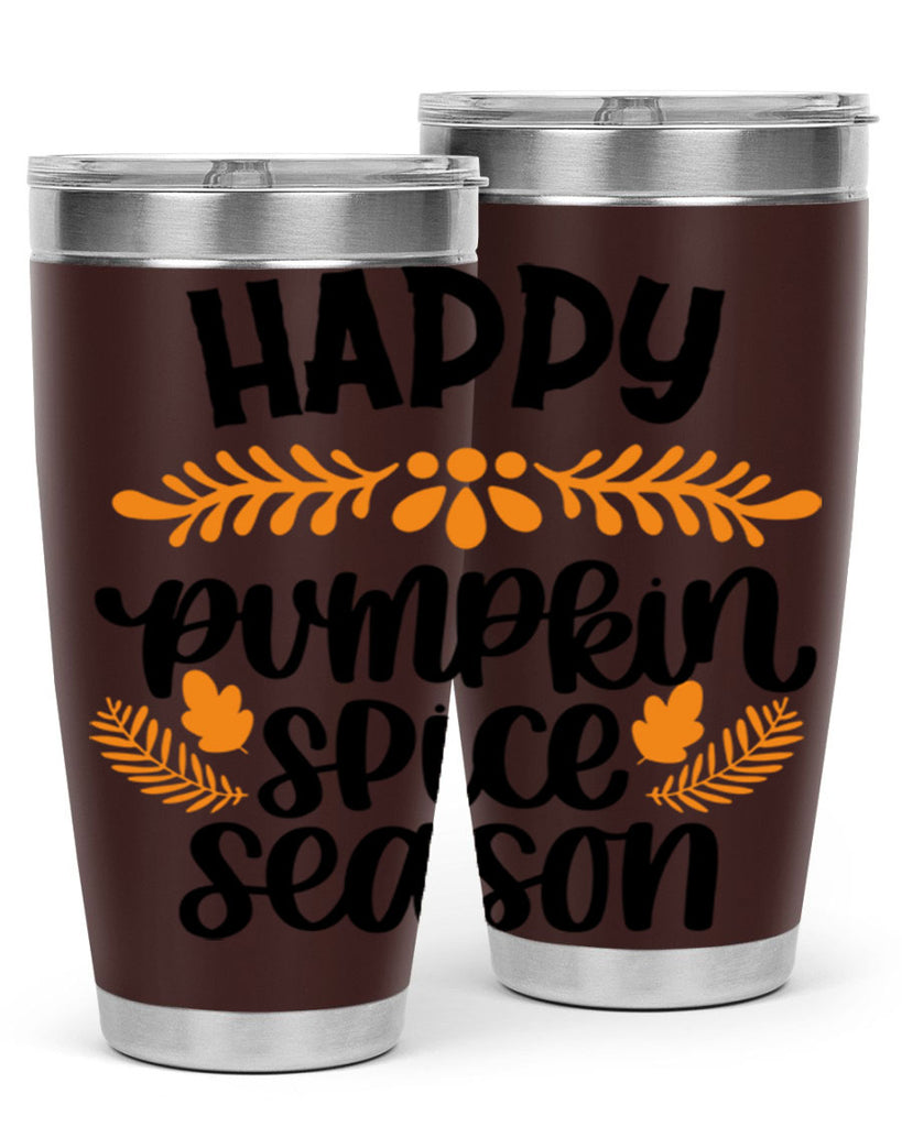 Happy Pumpkin Spice Season 492#- fall- Tumbler