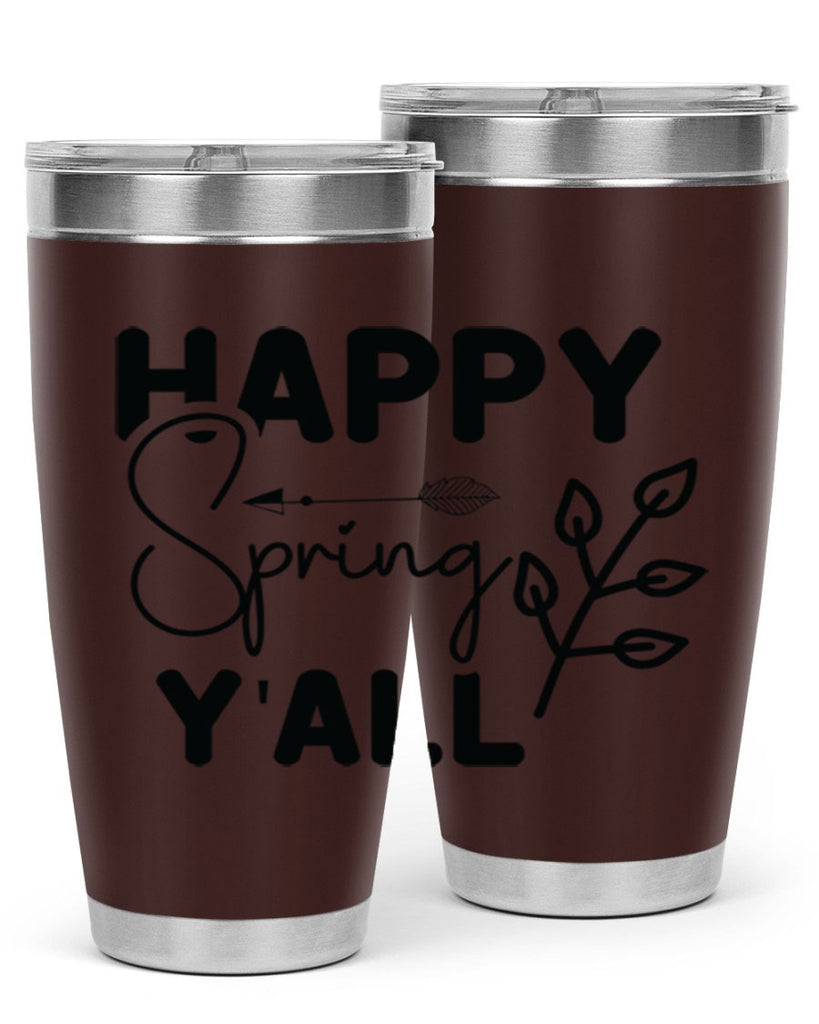 Happy Spring Yall 170#- spring- Tumbler