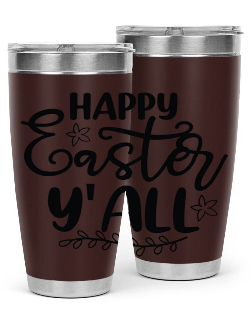 Happy easter yall  177#- spring- Tumbler