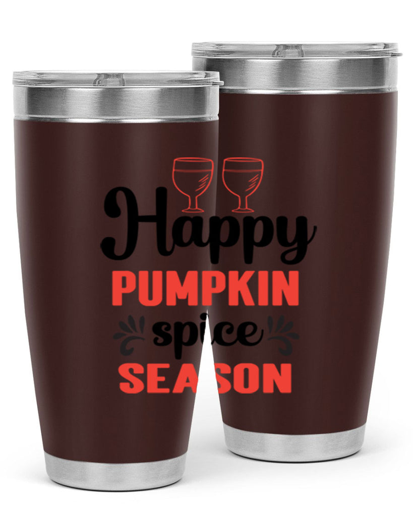Happy pumpkin spice season 244#- fall- Tumbler
