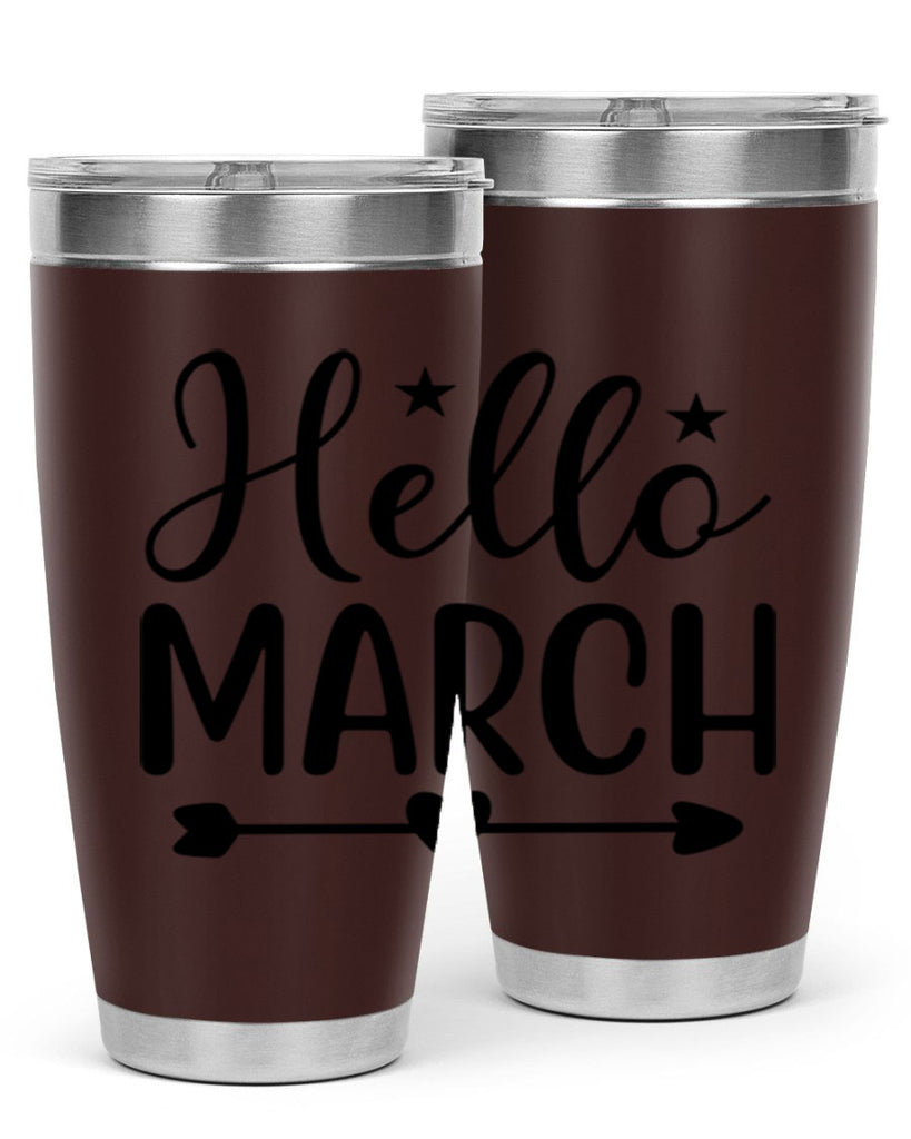 Hello March 184#- spring- Tumbler