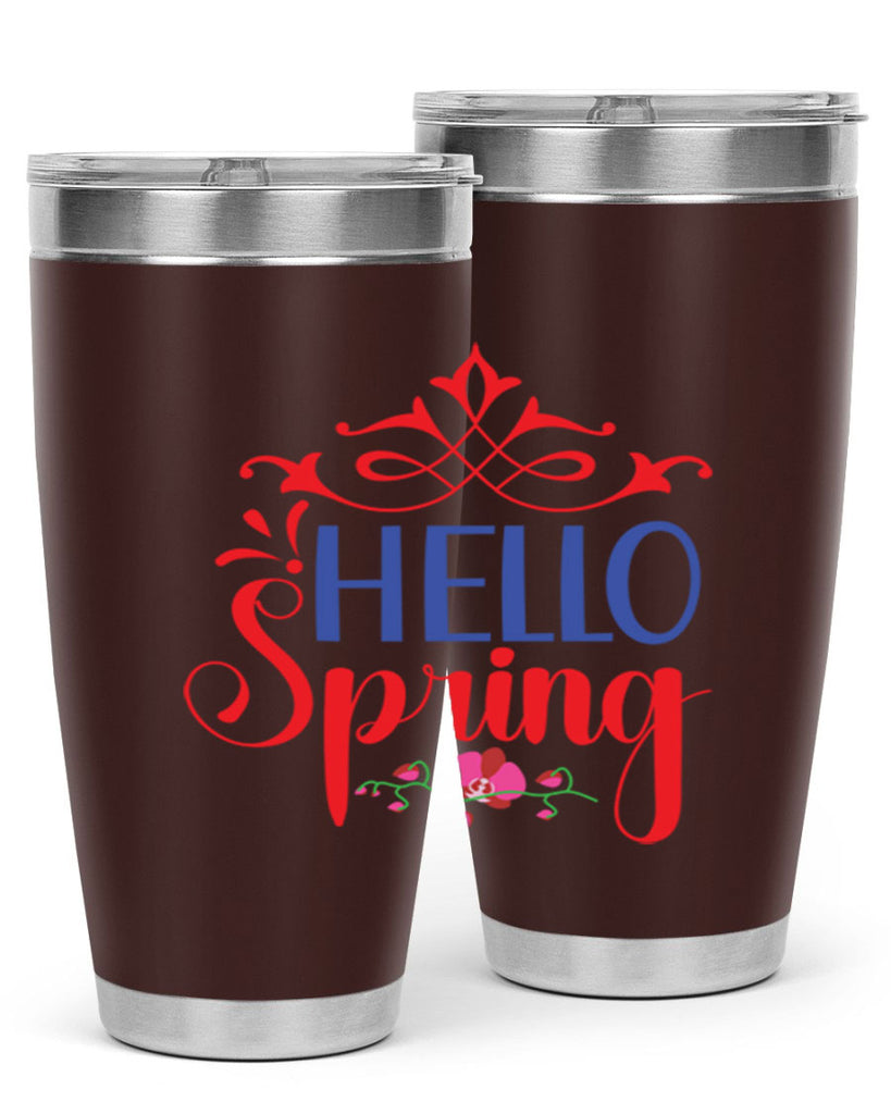 Hello Spring 211#- spring- Tumbler