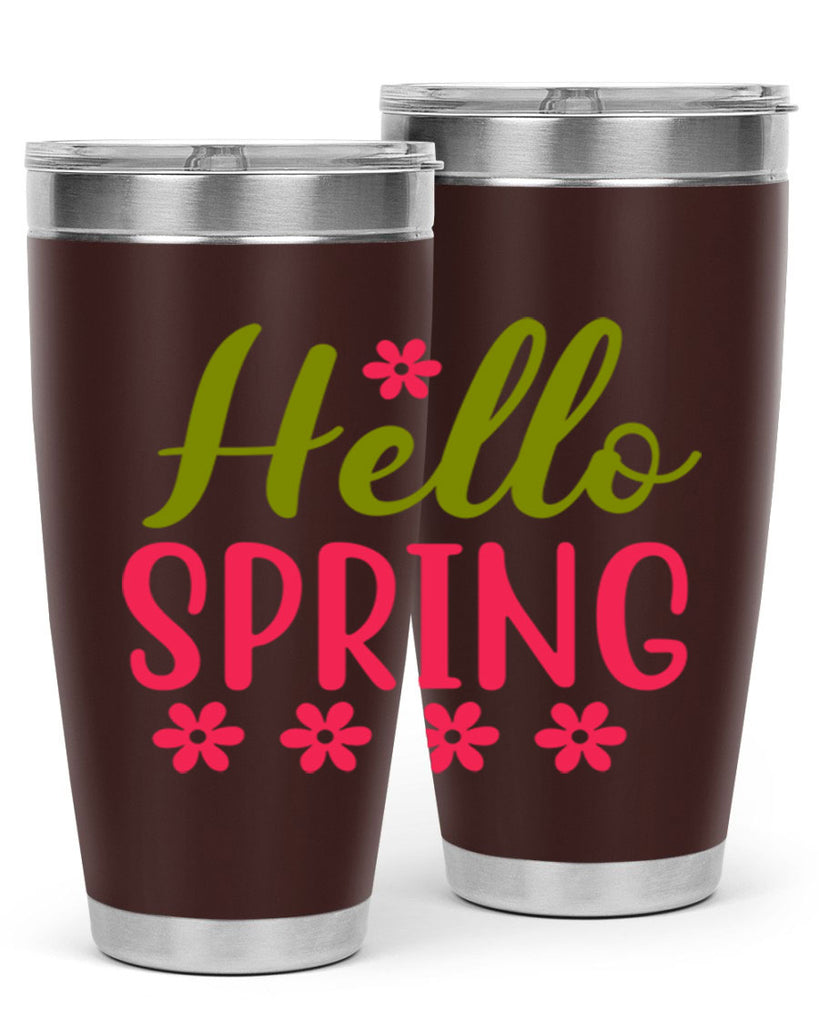 Hello Spring 213#- spring- Tumbler