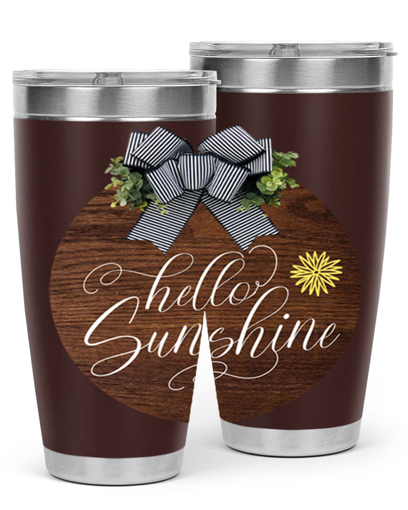 Hello Spring Lettering Mockup200#- spring- Tumbler