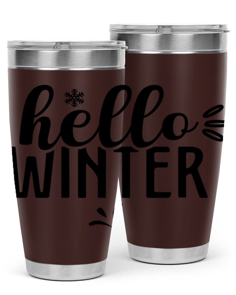 Hello Winter171#- winter- Tumbler