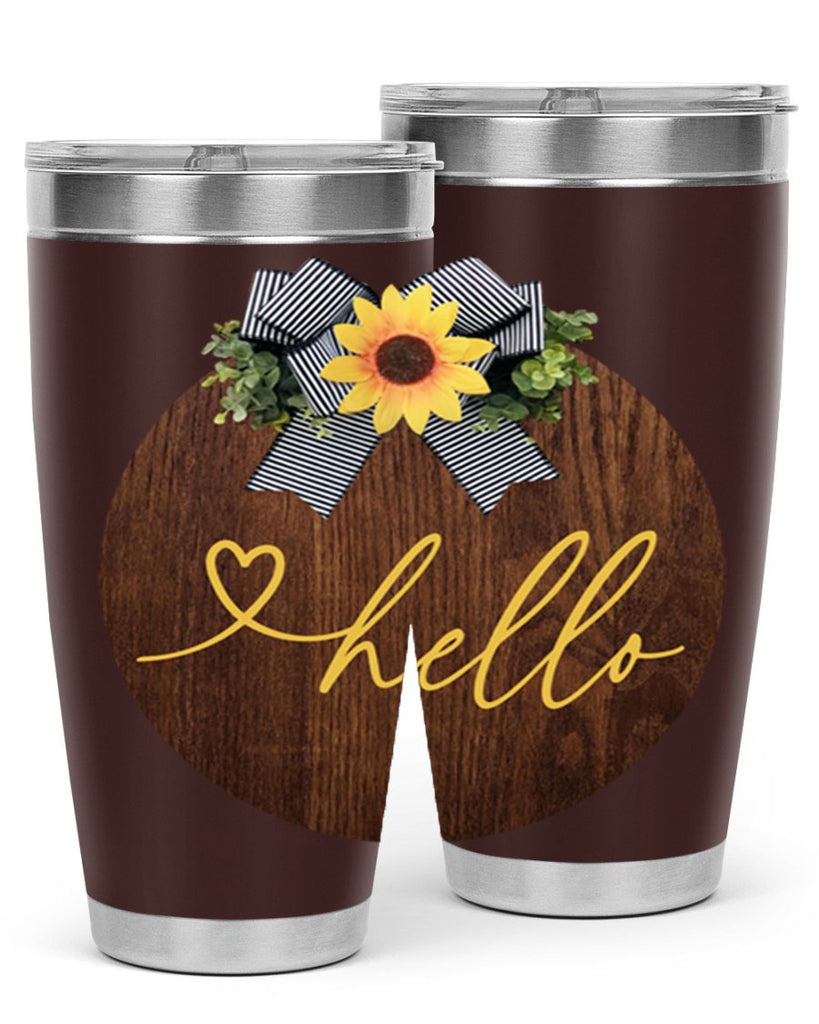 Hello heart Mockup182#- spring- Tumbler