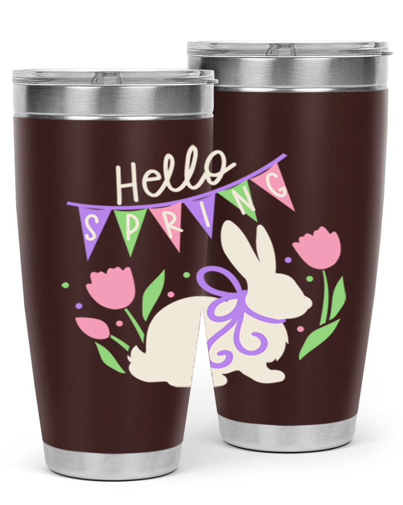 Hello spring bunny193#- spring- Tumbler