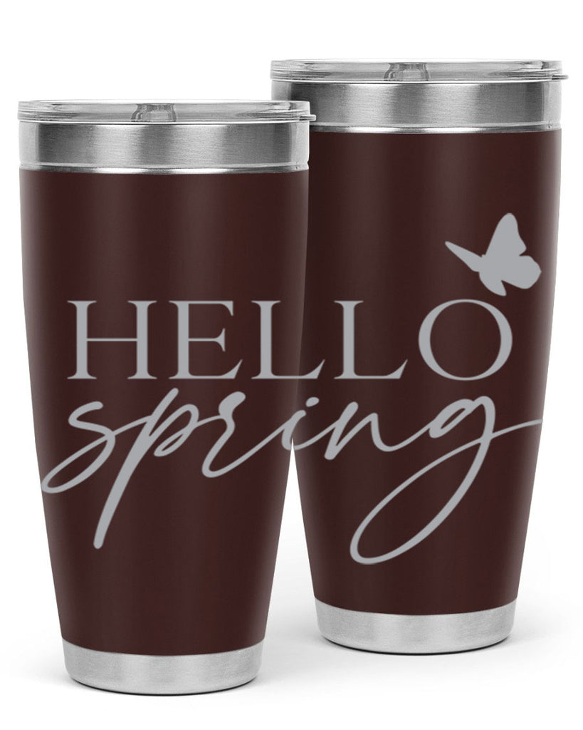 Hello spring butterfly195#- spring- Tumbler