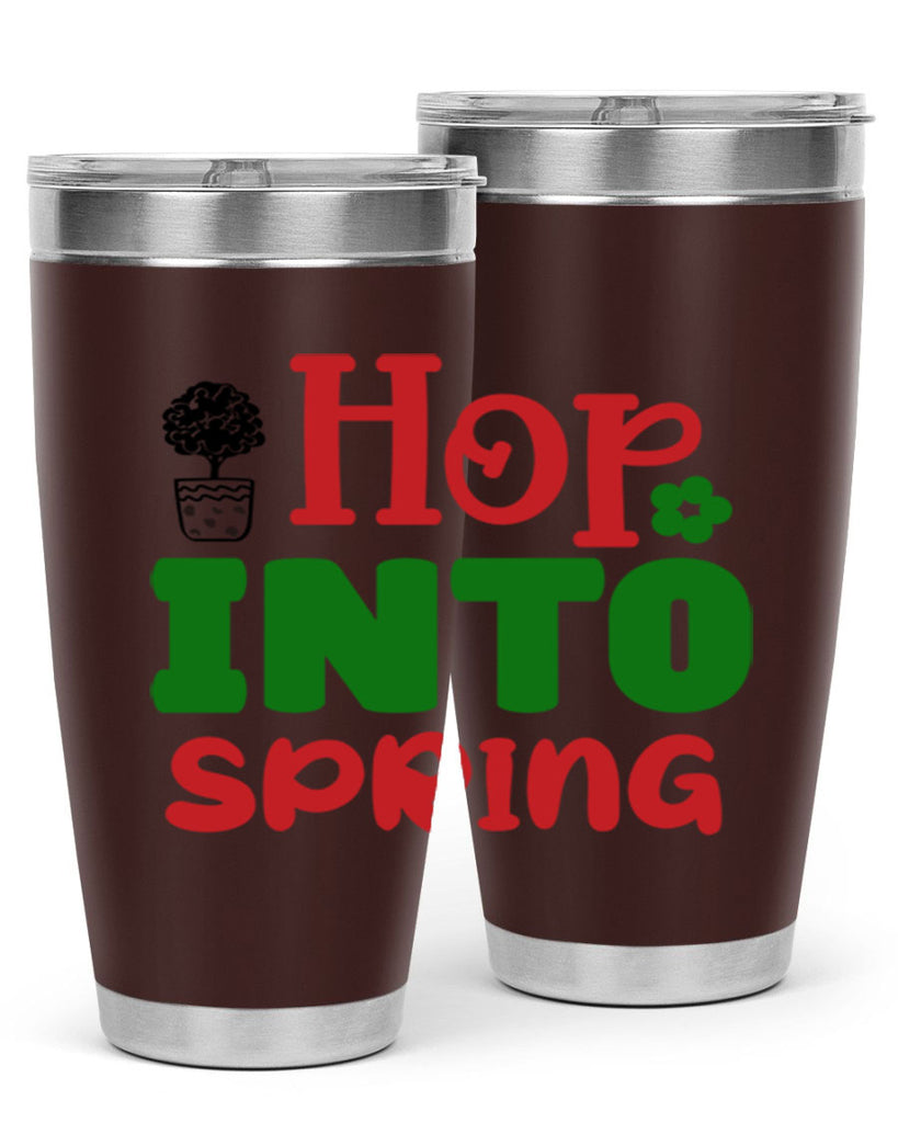 Hop into Spring 251#- spring- Tumbler