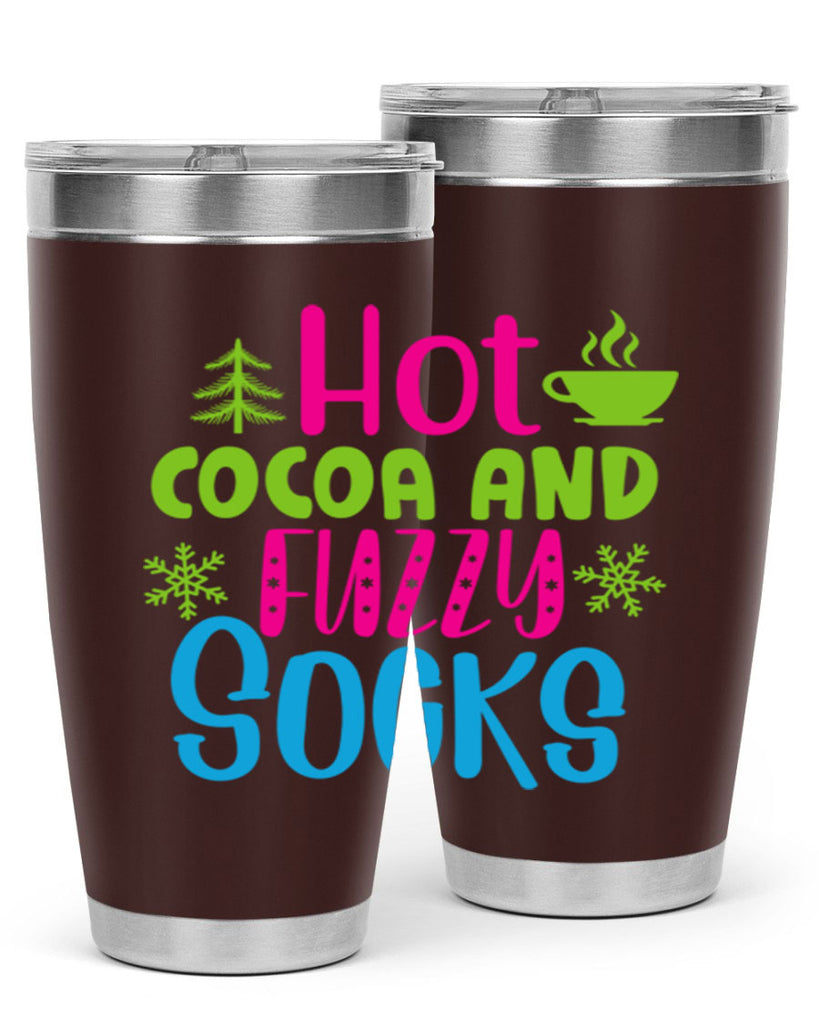 Hot Cocoa And Fuzzy Socks209#- winter- Tumbler