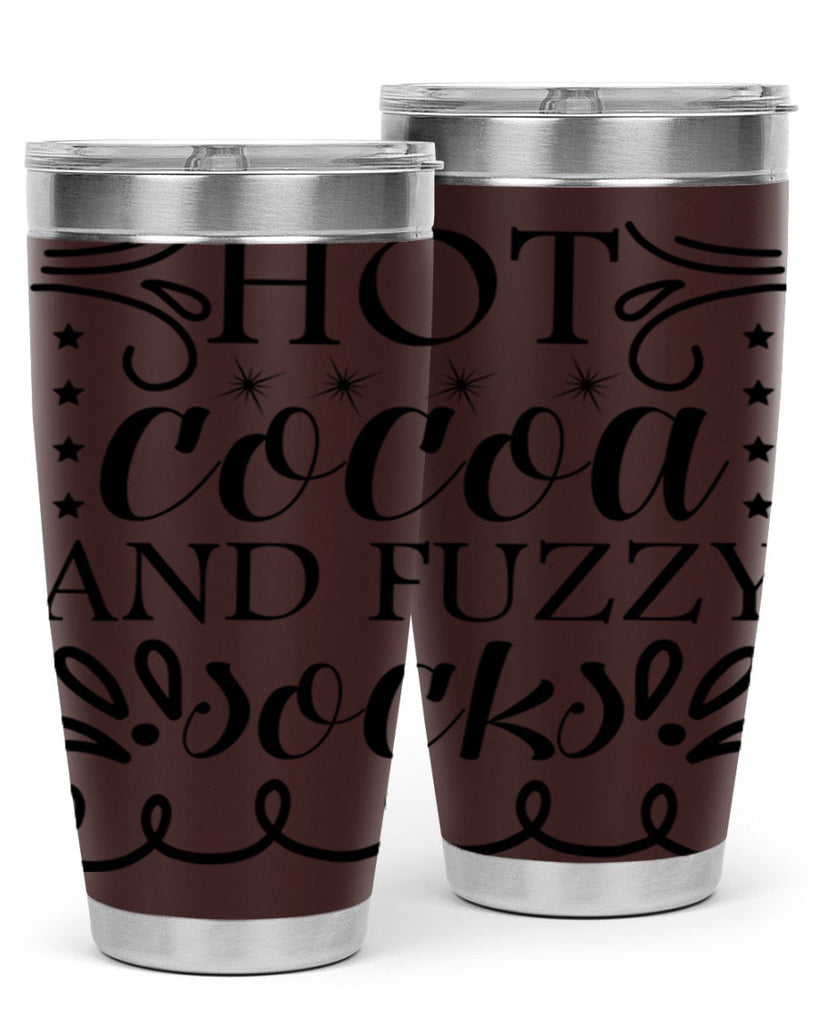 Hot Cocoa and Fuzzy Socks 217#- winter- Tumbler