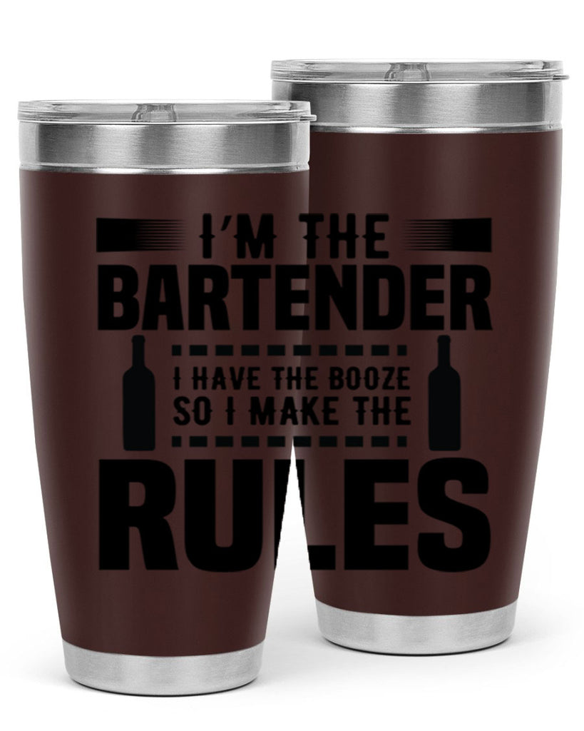 I am the Bartender Style 2#- bartender- tumbler