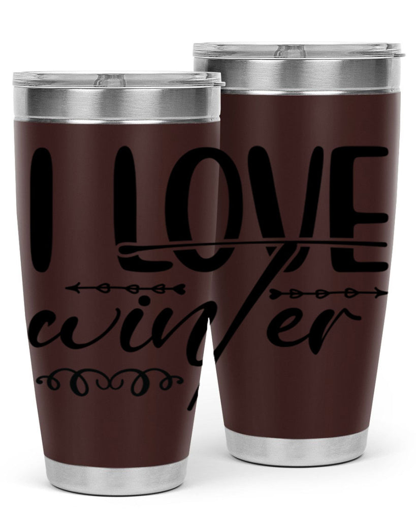 I love winter 243#- winter- Tumbler