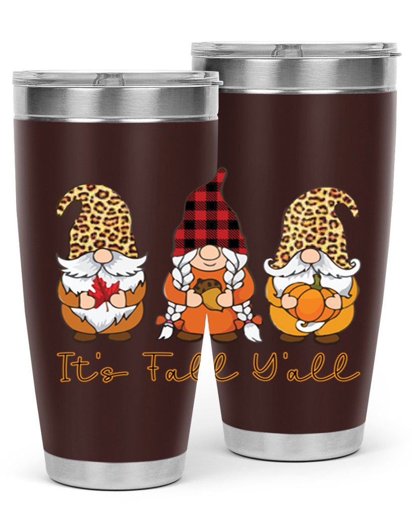 It s Fall Y all Gnome 362#- fall- Tumbler