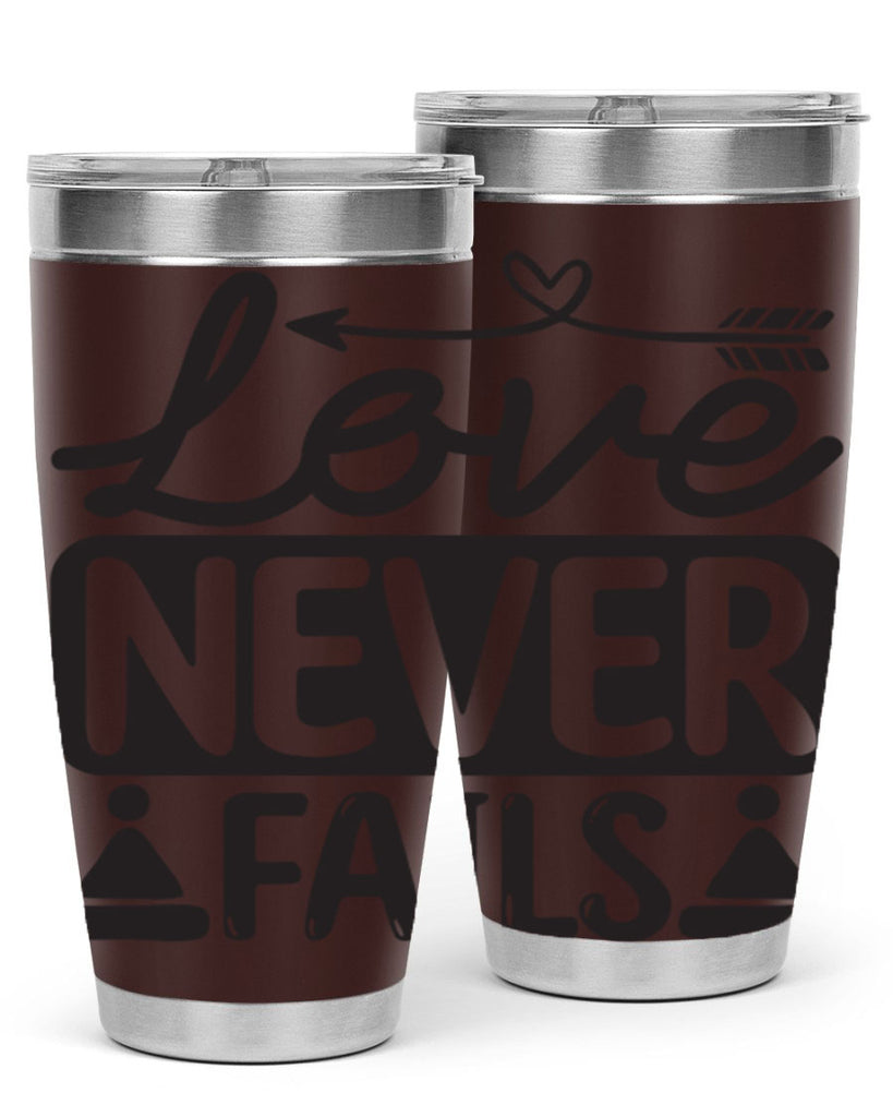 Love never fails 317#- winter- Tumbler