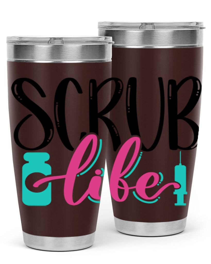 Scrub Life Style Style 46#- nurse- tumbler
