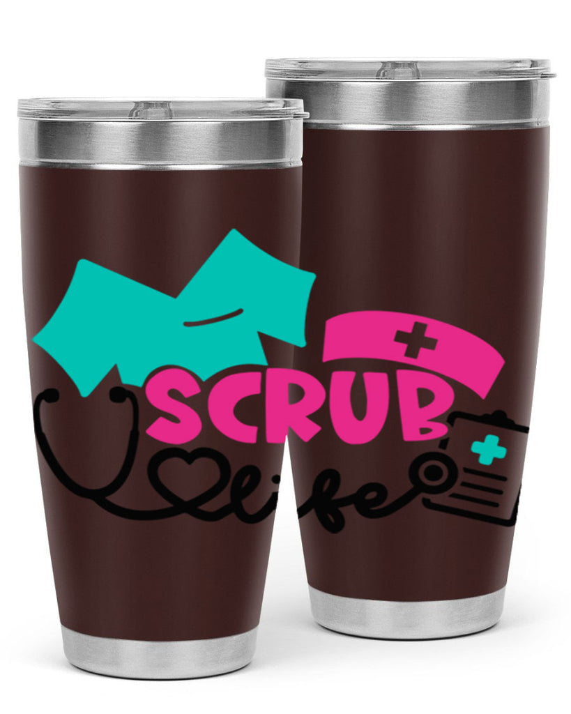 Scrub Life Style Style 47#- nurse- tumbler