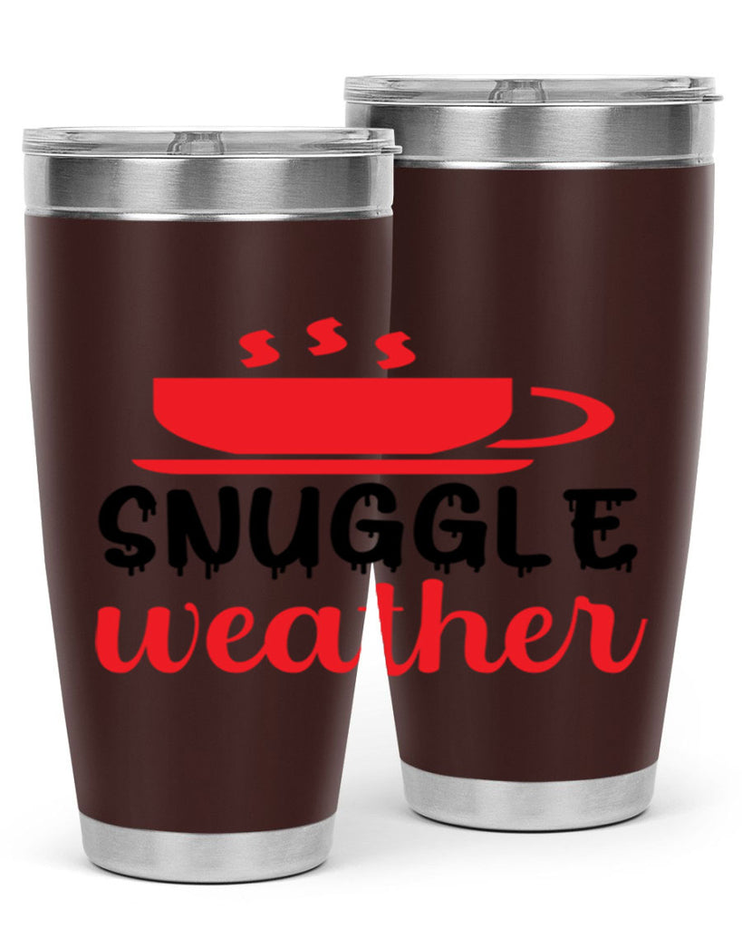 Snuggle weather 386#- winter- Tumbler