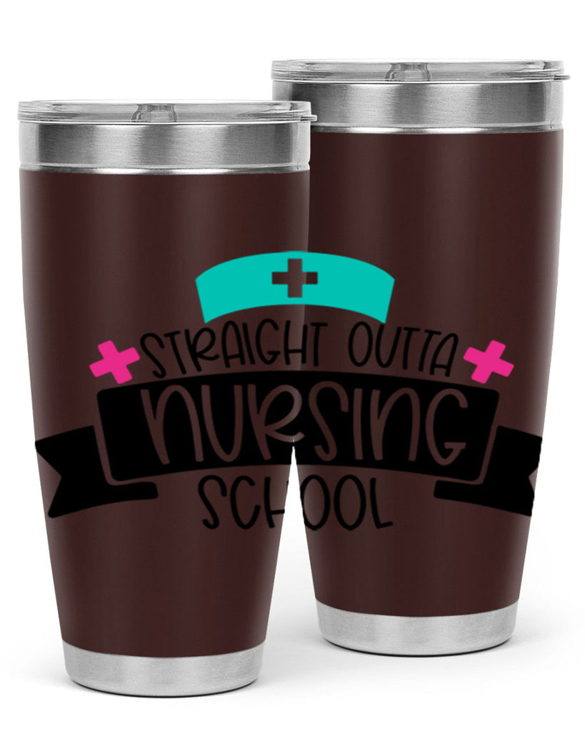Straight Outta Nursing School Style Style 27#- nurse- tumbler