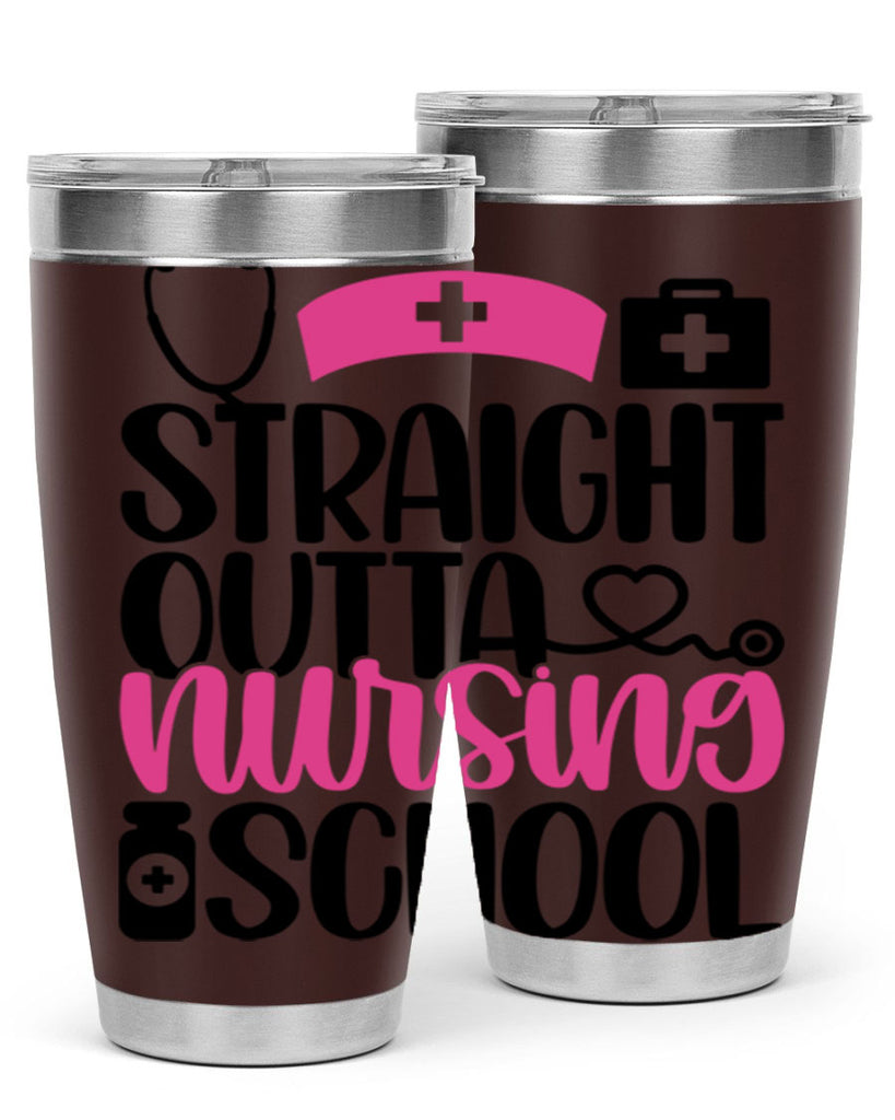 Straight Outta Nursing Style Style 26#- nurse- tumbler