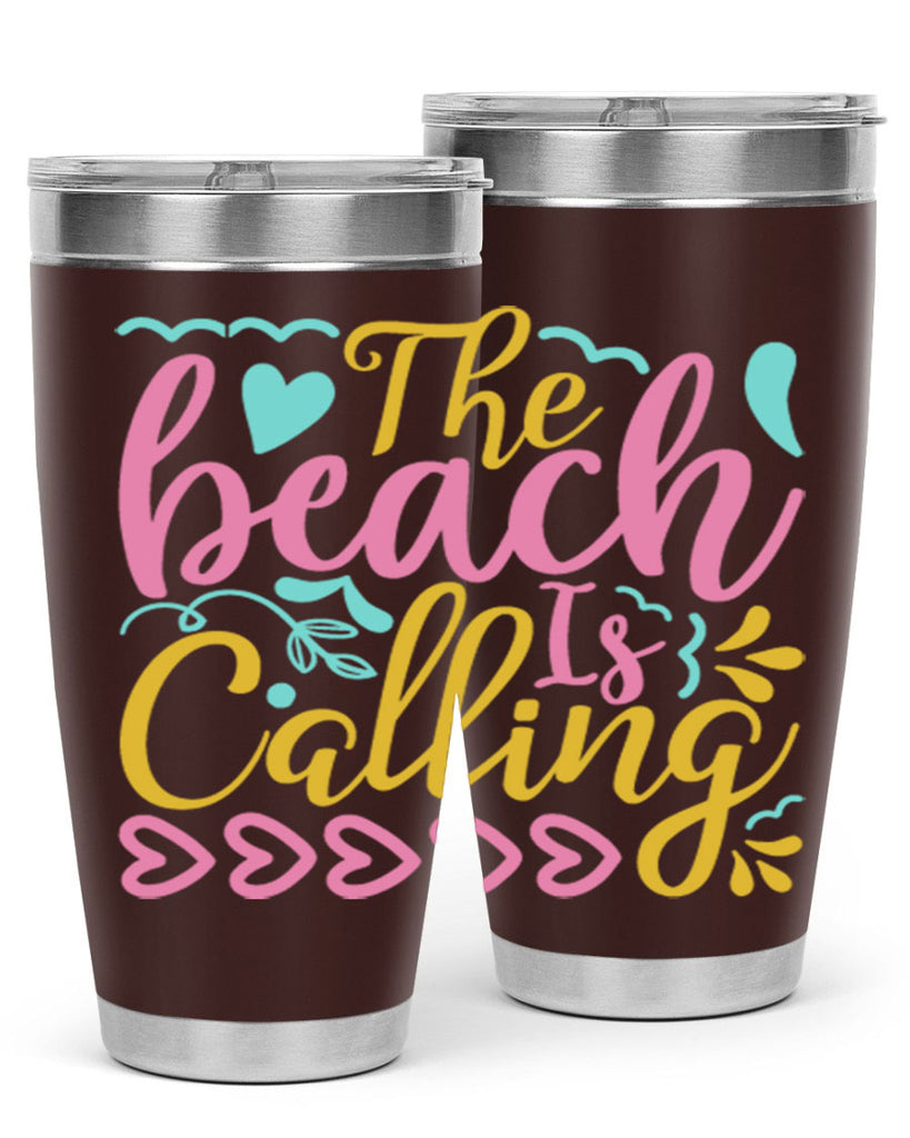 The beach is calling Style 1#- summer- Tumbler