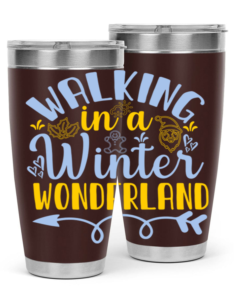 Walking in a winter wonderland440#- winter- Tumbler