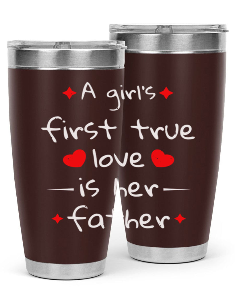 a girl’s first true 116#- fathers day- Tumbler