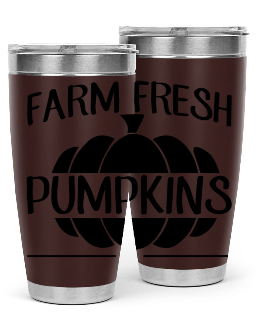 farm fresh pumpkins 173#- fall- Tumbler
