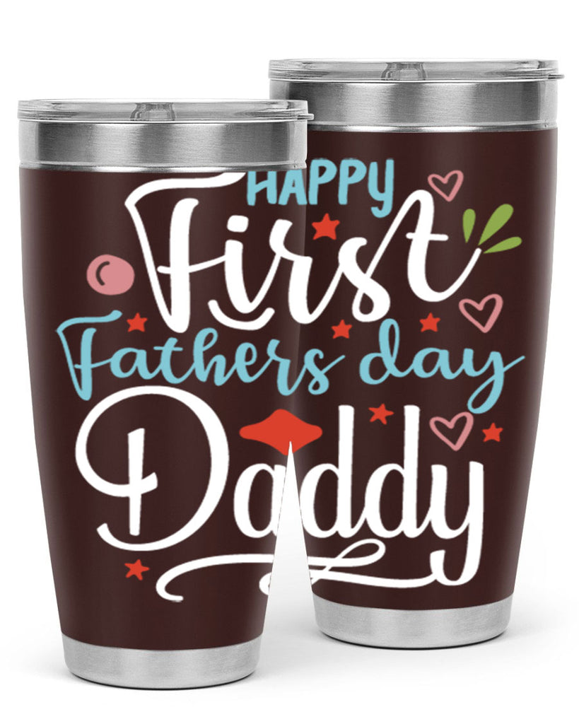 happy first fathers day daddy 89#- fathers day- Tumbler