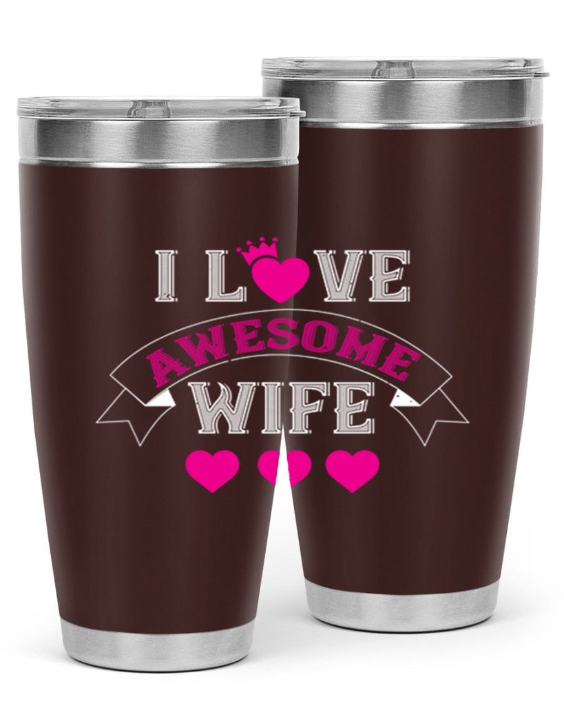 i love awesome wife 57#- valentines day- Tumbler