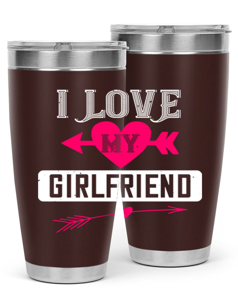 i love my girlfriend 54#- valentines day- Tumbler