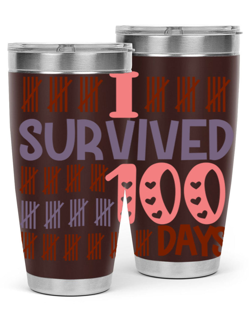 i survived 100 days 13#- 100 days of school- Tumbler