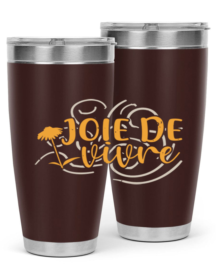 joie de vivre 57#- mardi gras- Tumbler