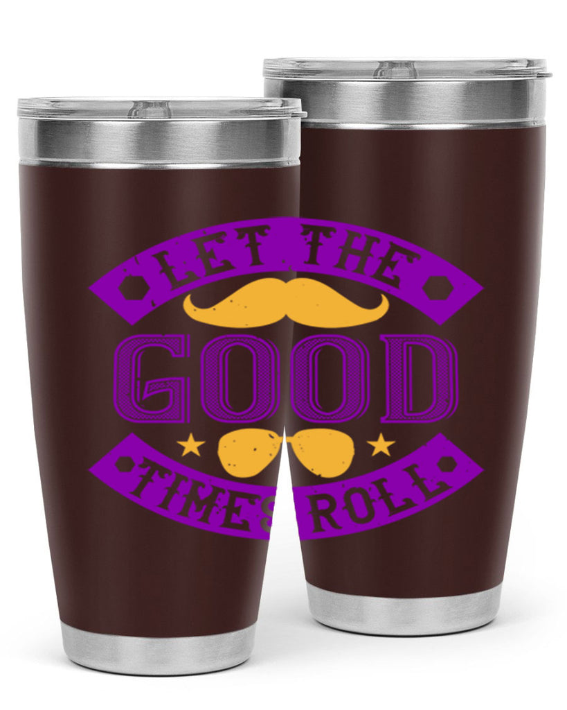 let the good times roll 52#- mardi gras- Tumbler