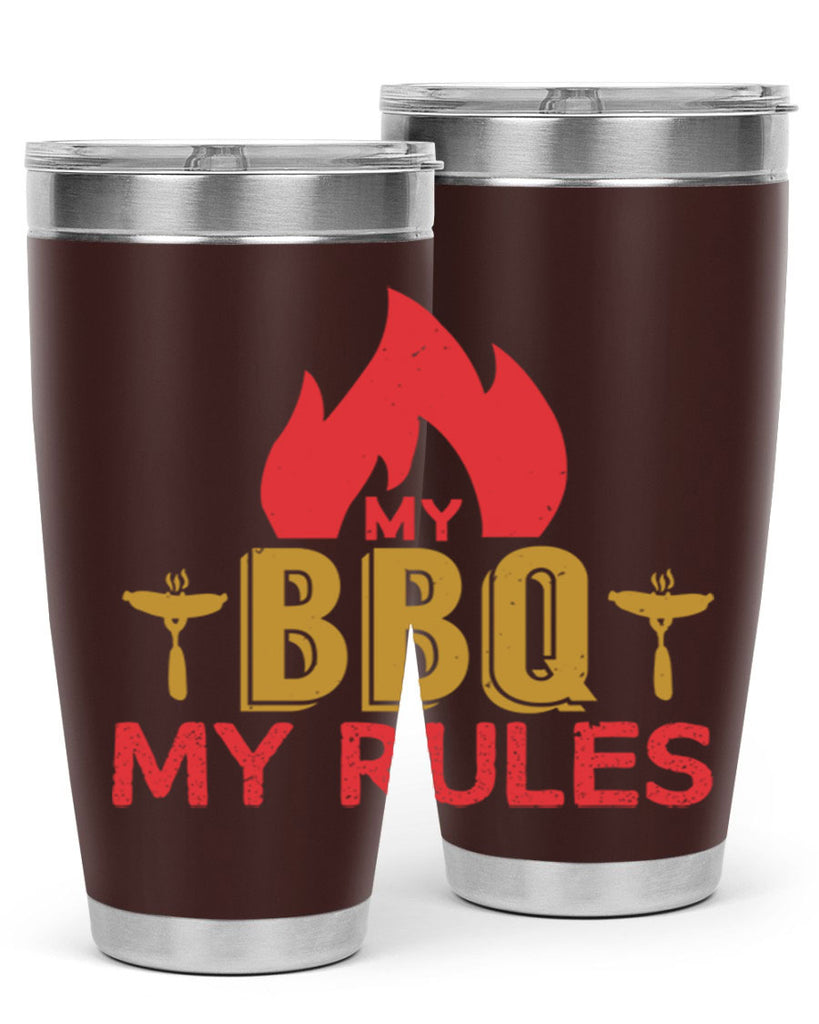my bbq my ruless 21#- bbq- Tumbler