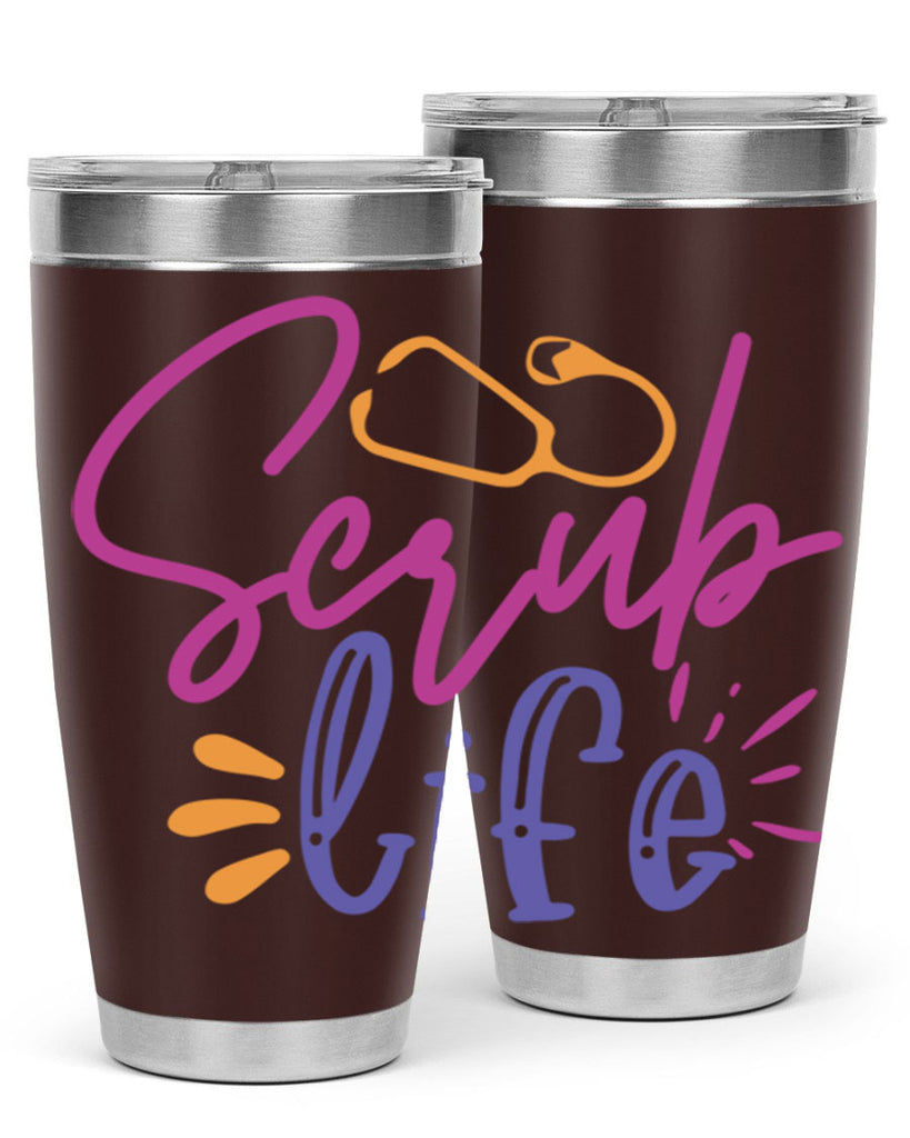scrub life Style 351#- nurse- tumbler