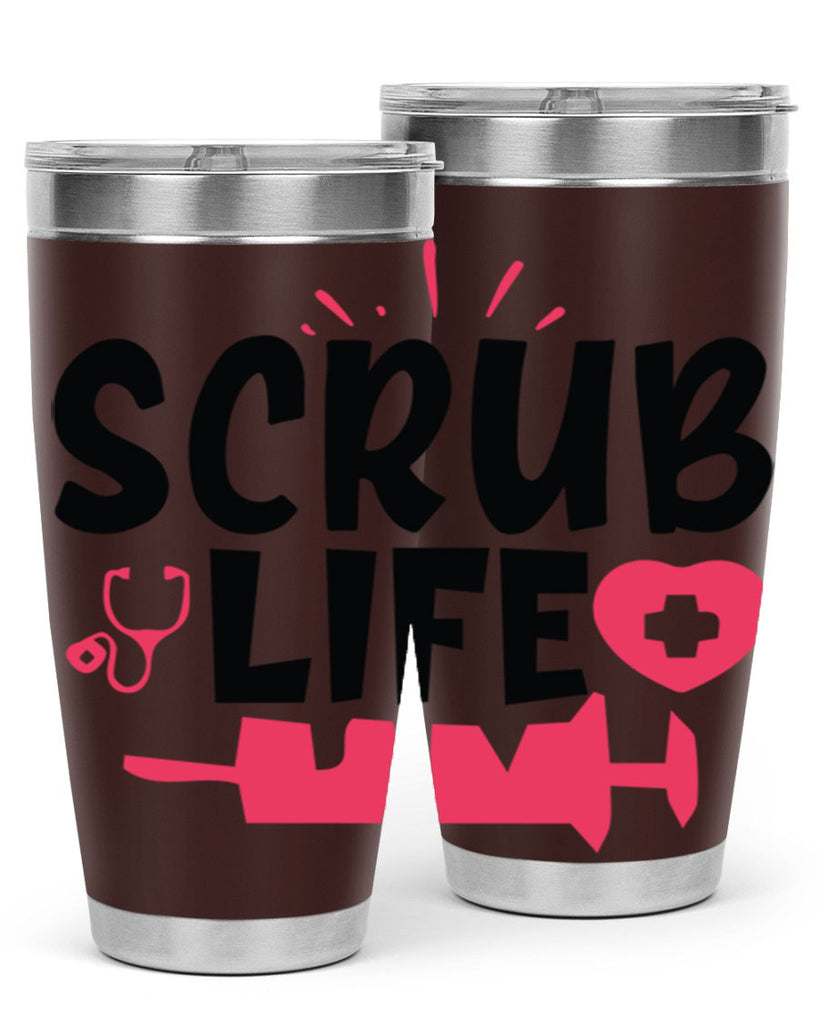 scrub life Style 352#- nurse- tumbler