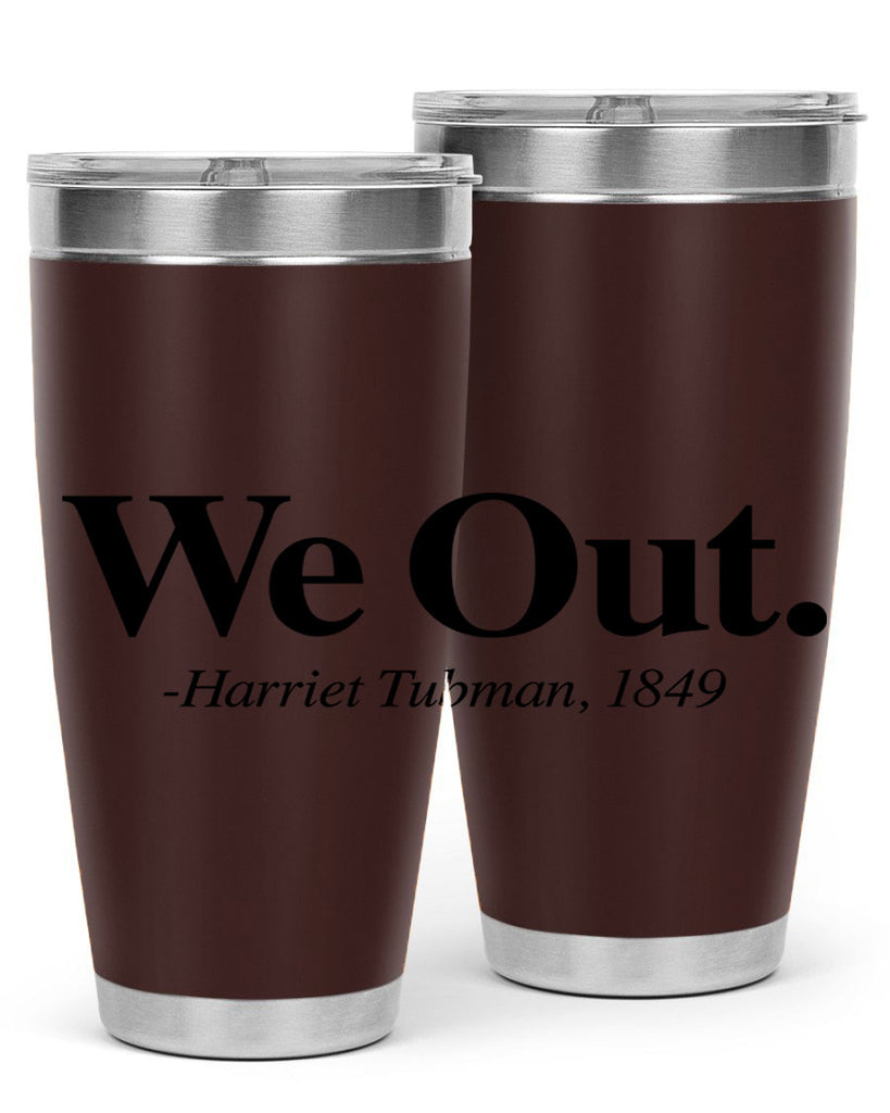 we out harriet tubman 12#- black words phrases- Cotton Tank