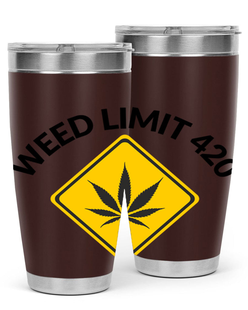 weed limit 420 a 290#- marijuana- Tumbler