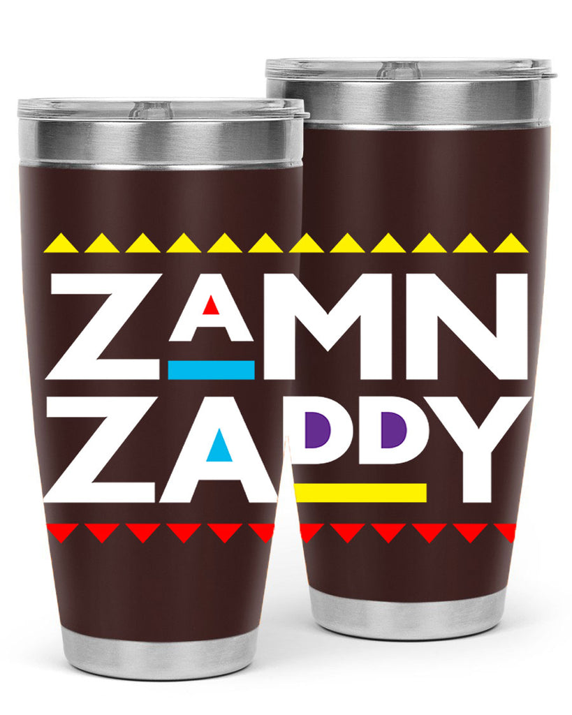 zamn zaddy 1#- black words phrases- Cotton Tank